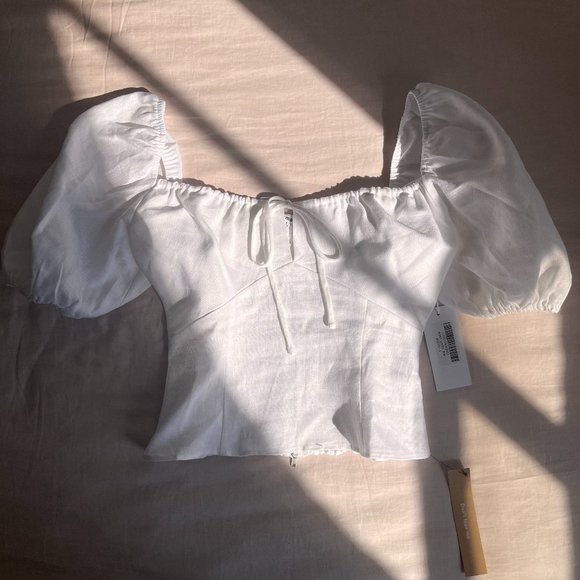 Reformation Tops - BNWT reformation rory linen top